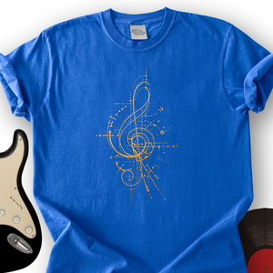 Abstract Treble Clef T-Shirt