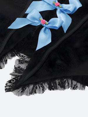 Coquette Bow Lace Top