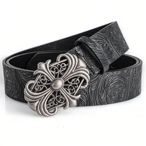 Goth Metal Cross Belt