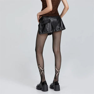 Goth Web Tights