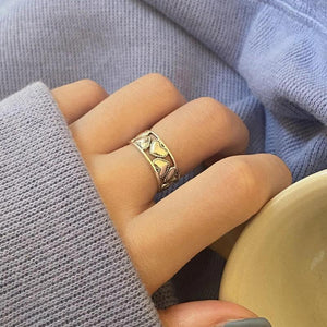 Hearts Band Ring
