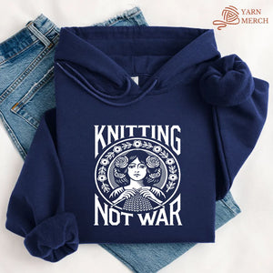 Knitting Not War Hoodie