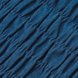 Lace Trim Denim Tube Top