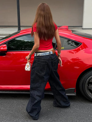 Lace-Up Cut-Out Crop Top