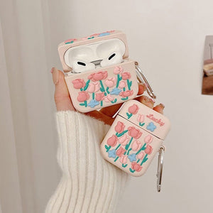 Pink Roses AirPods Case