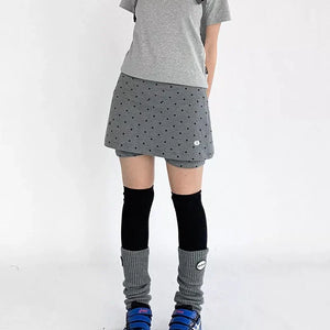 Polka Dot Skort