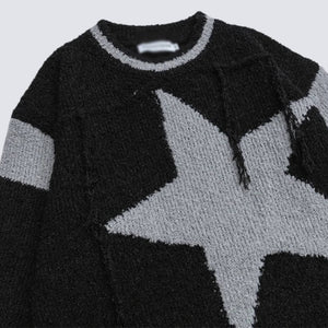 Y2K Distressed Sweater