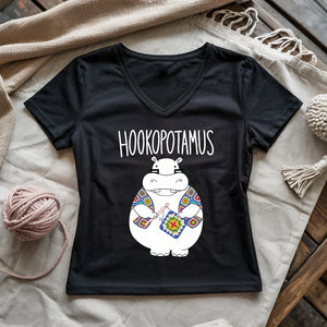 Hookopotamus Lady V-neck