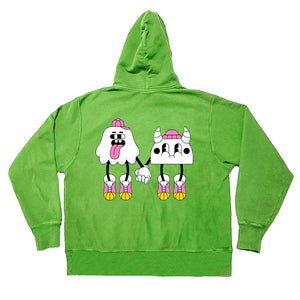 Heart Print Hoodie