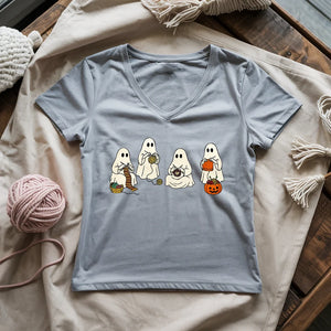 Ghost Stitchers Society Lady V-neck