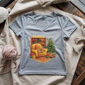 Gingerbread Hooker Lady V-neck