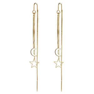 Sun & Moon Dangle Earrings