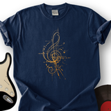Abstract Treble Clef T-Shirt