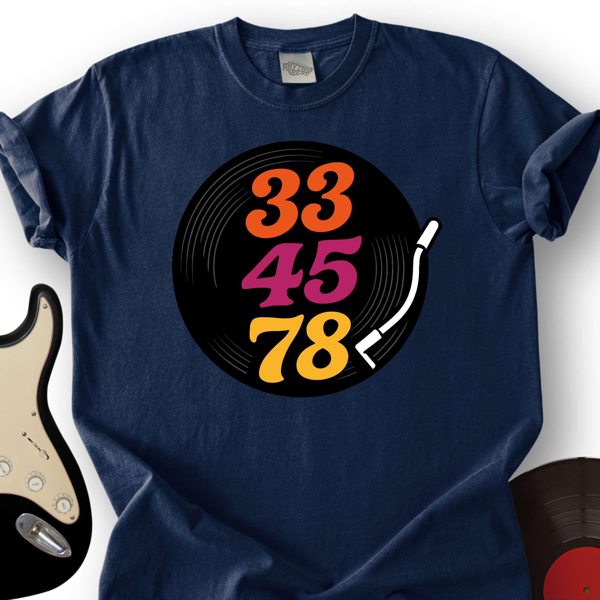 33-45-78 Record T-Shirt