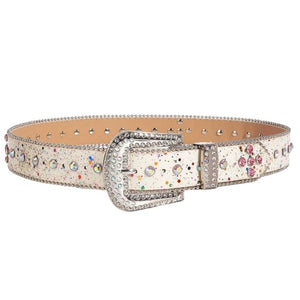Early 2000s Rhinestone Buckle Belt