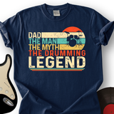 Drummer Legend Dad T-Shirt