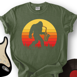 BigFoot Playing Sax T-Shirt