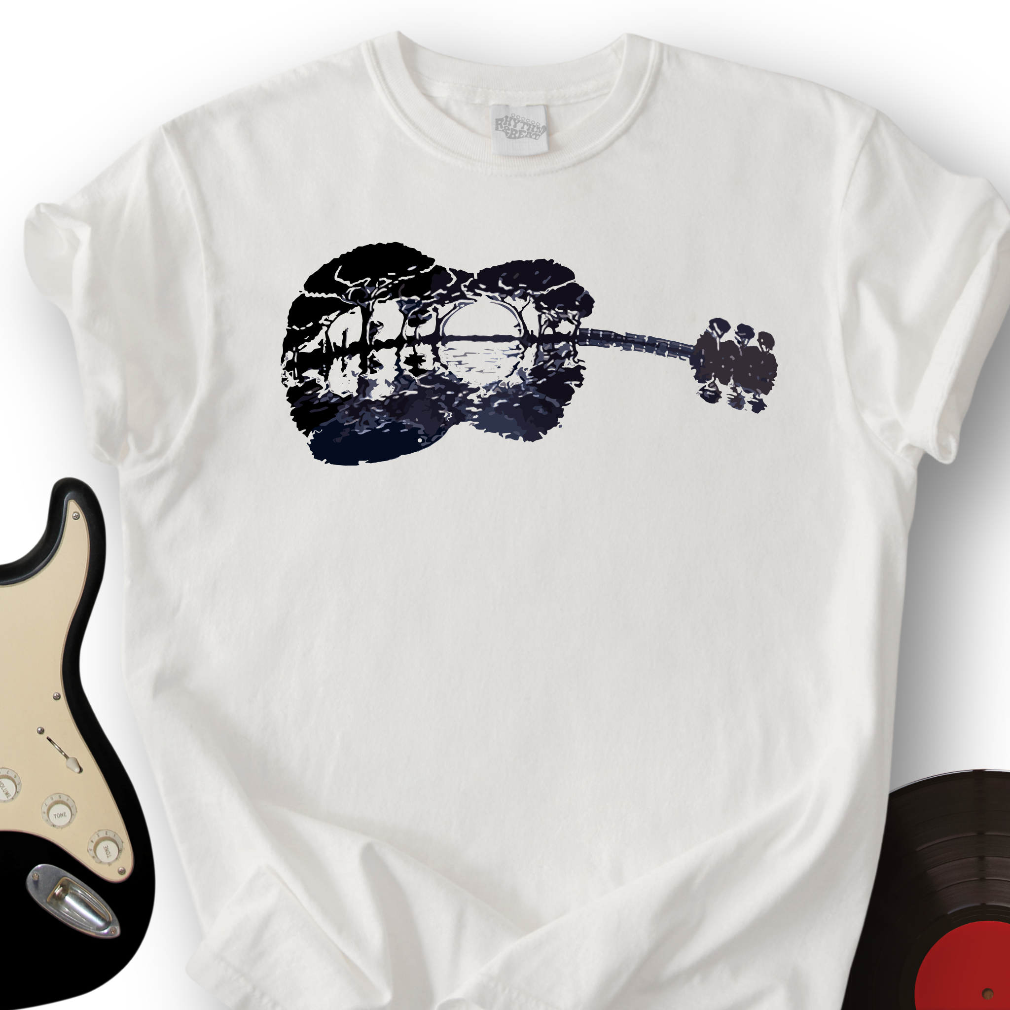 Guitar Moonrise T-Shirt