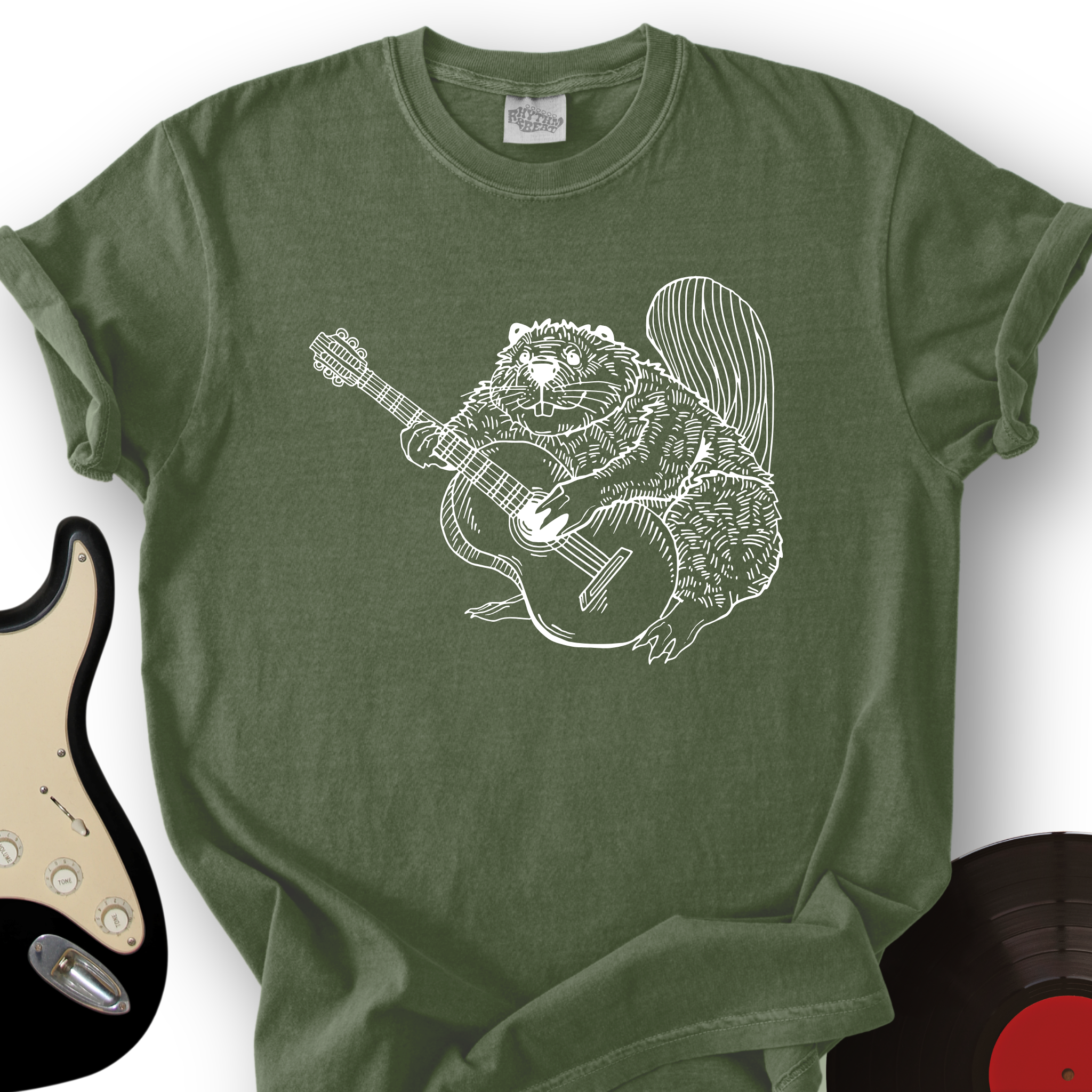 Beaver Guitar T-Shirt