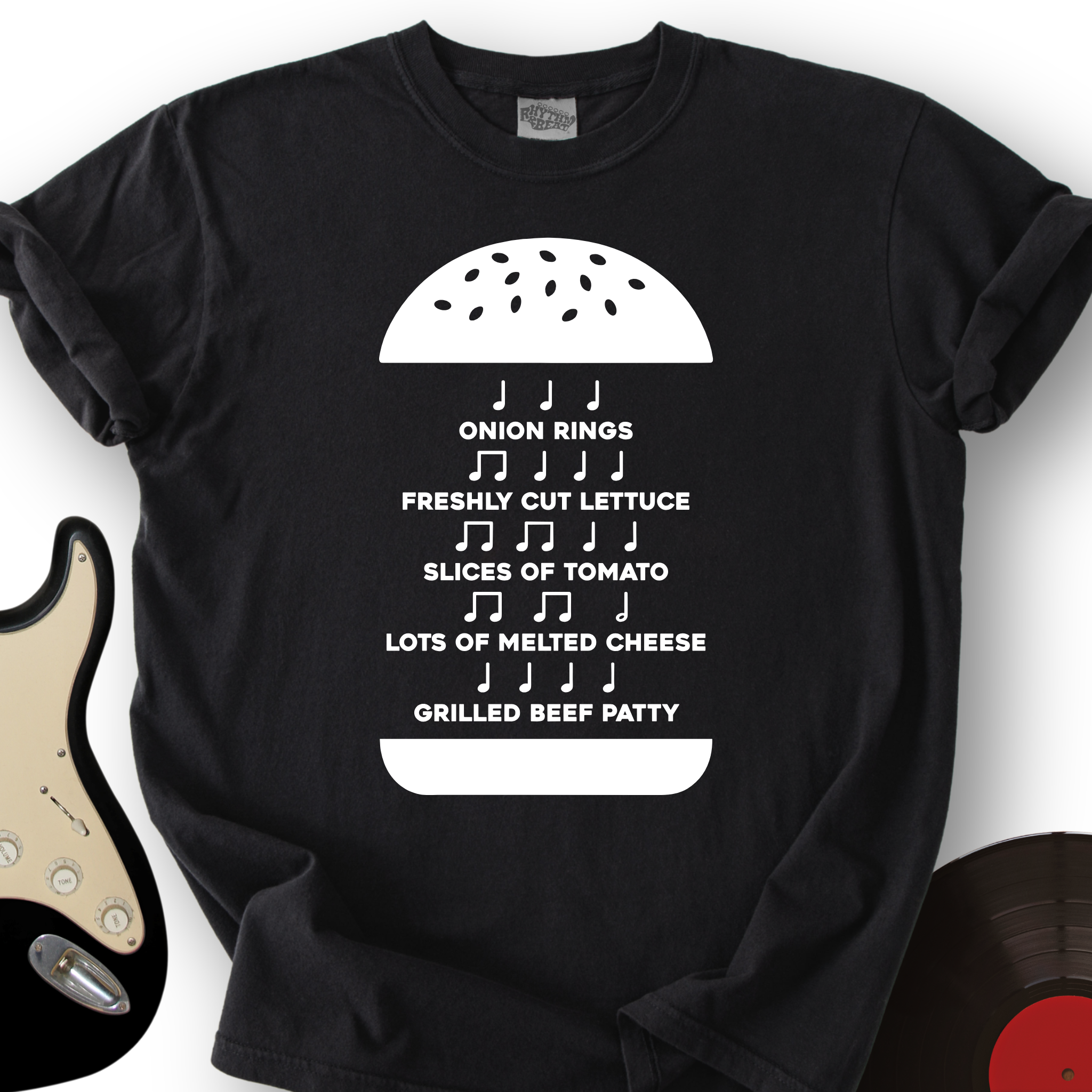Burger Music T-Shirt