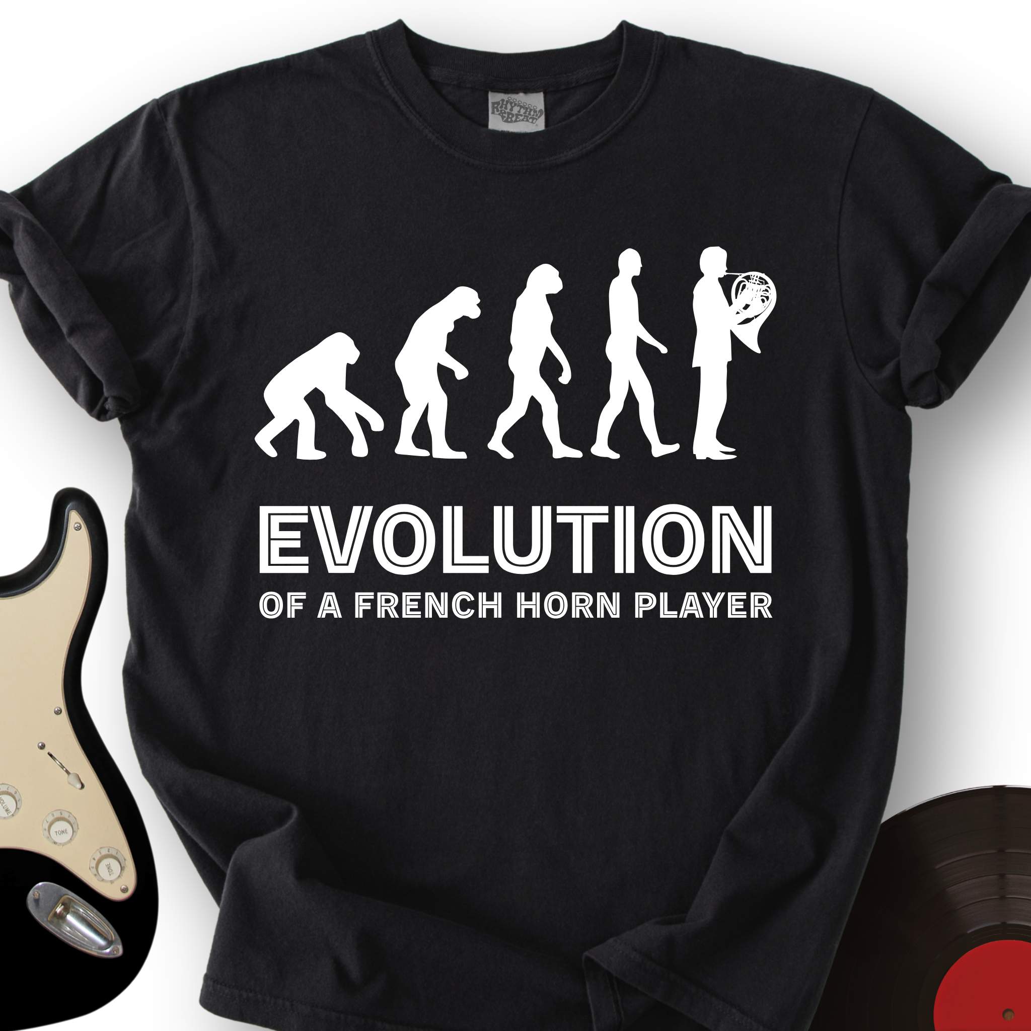 Evolution Of A French Horn Player T-Shirt