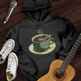 Coffee Cup Record Player Hoodie