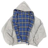 90s Plaid Reversible Hooded Jacket