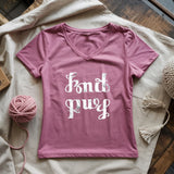 Knit Purl Lady V-neck