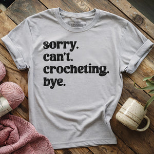Crocheting. Bye T-shirt