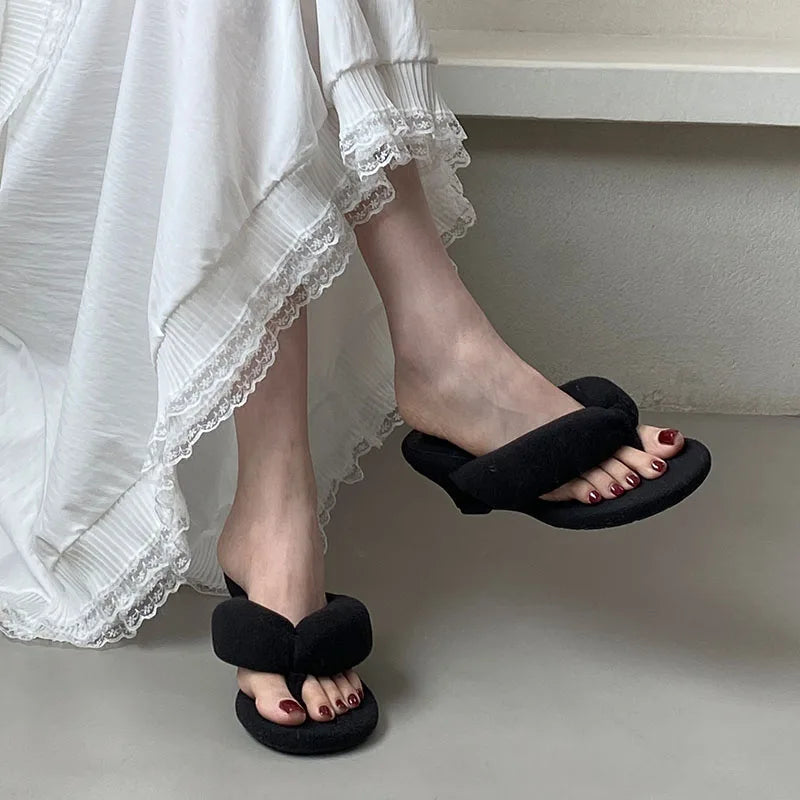Fluffy Flip Flops