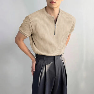 Half-Zip Knit Top