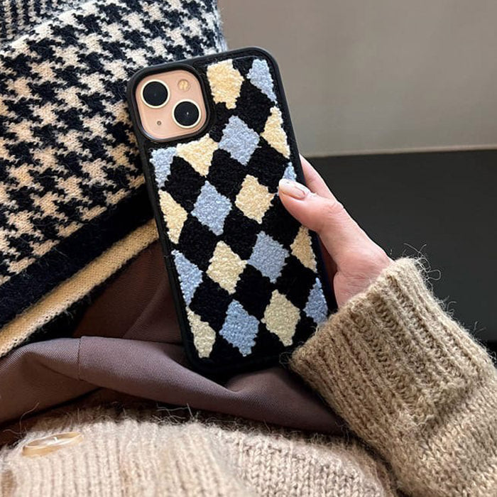 High School Fuzzy iPhone Case