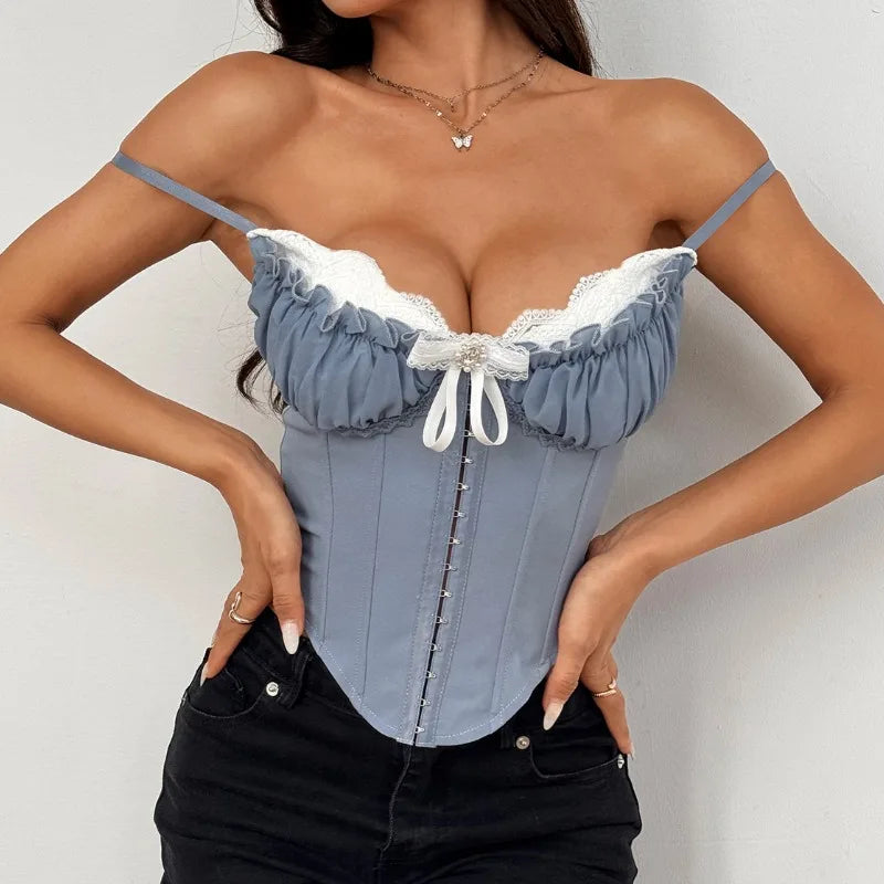 Layered Bust Corset Top