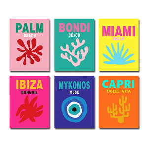 Summer Vibes Canvas Poster