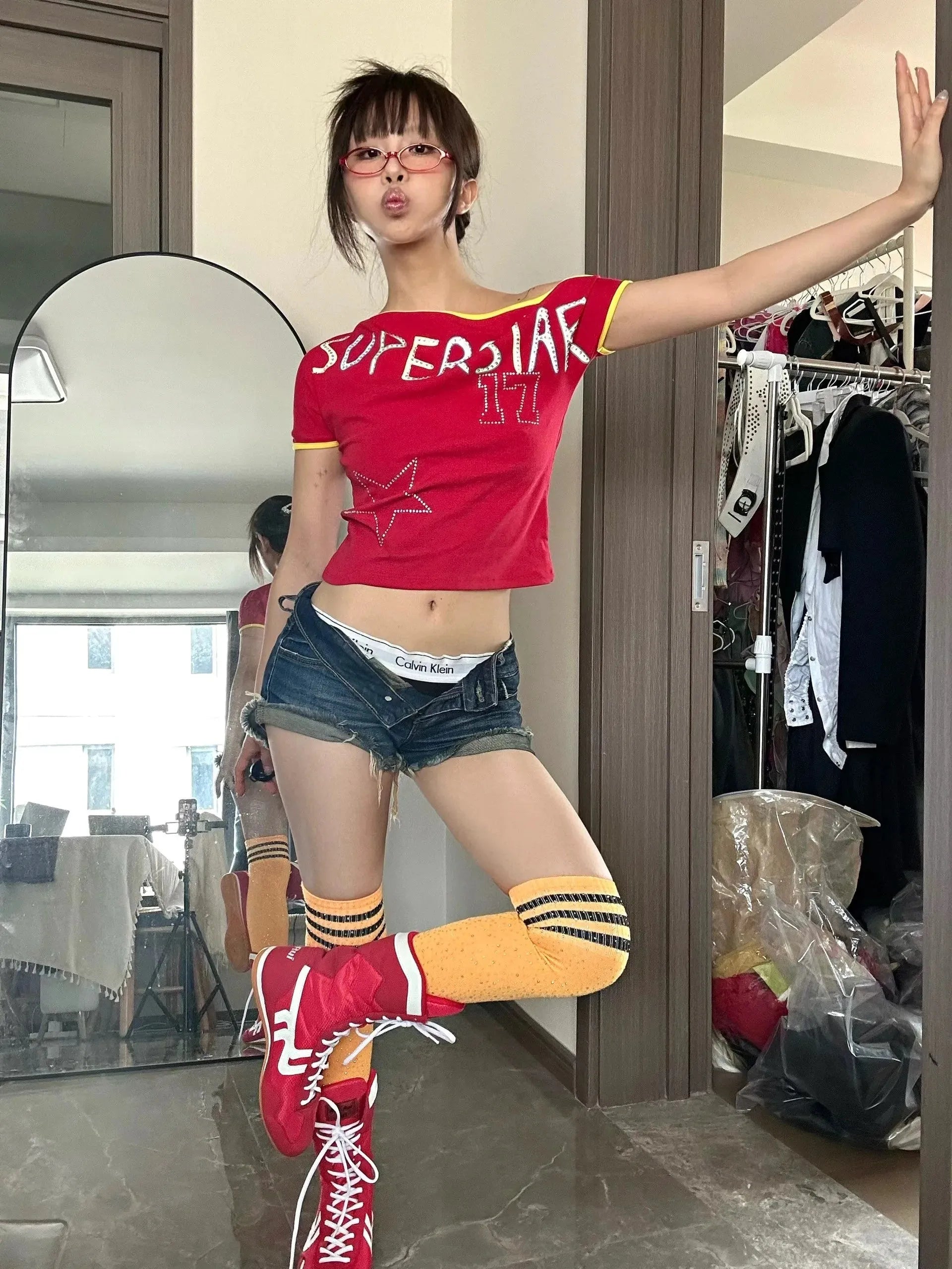 Superstar One Shoulder Tee