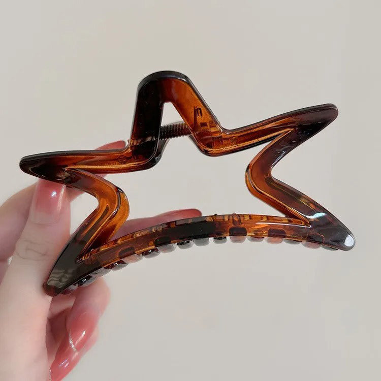 90's Style Star Hair Claw