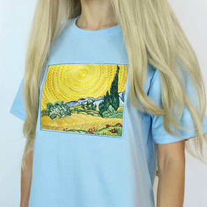 Wheat Field with Cypresses Tee
