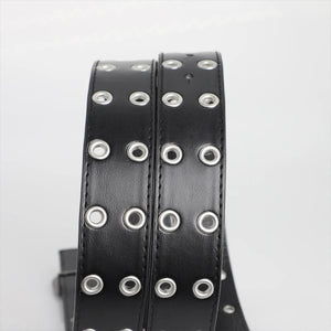 Y2K Star Silver Buckle Belt