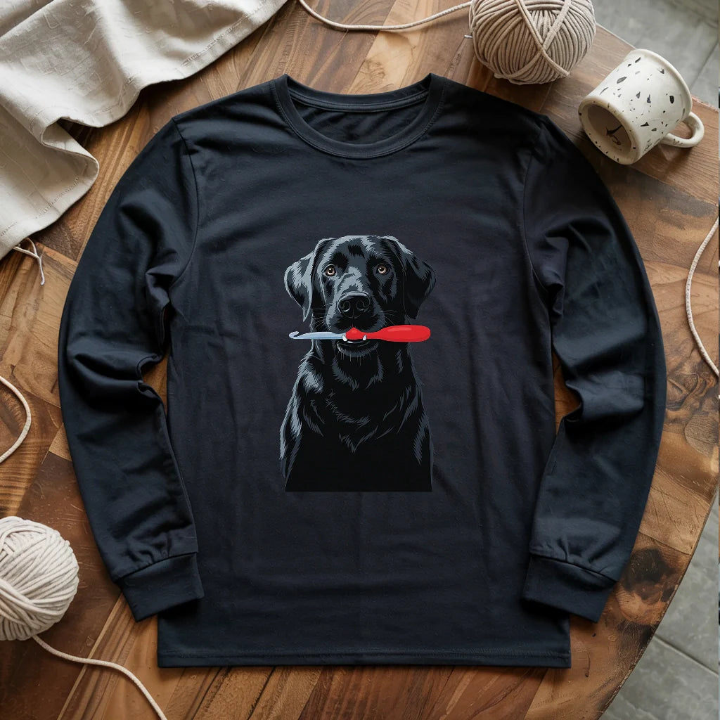 Hooked Pup Long Sleeve T-shirt