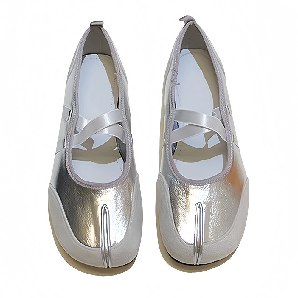 Blokette Cross Strap Ballet Flats