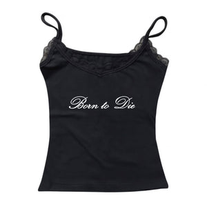 Born to Die Lace Cami Top