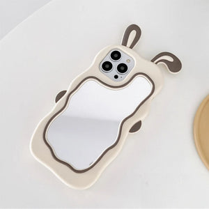 3D Bunny Mirorr iPhone Case