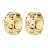 Celestial Magic Hoop Earrings