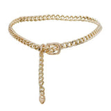 Chunky Buckle Chain Belt