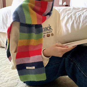 Colorful Striped Indie Kid Scarf