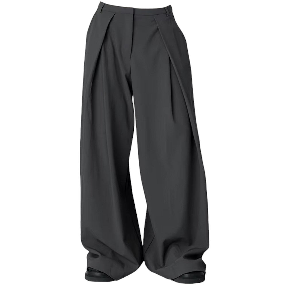 Dark Academia Wide-Leg Pants