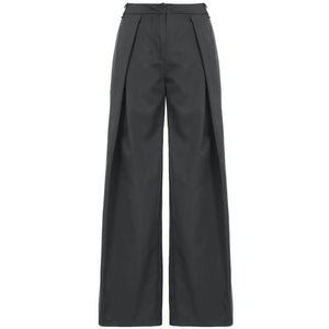 Dark Academia Wide-Leg Pants