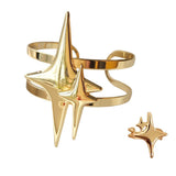 Double Star Ring & Bracelet Set