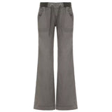 Downtown Girl Drawstring Denim Pants
