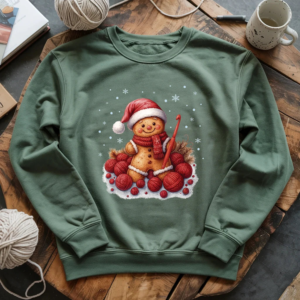 Crochet Ginger Sweatshirt